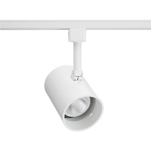 Juno Track Lighting R521W-WH (R521 WHB WH) Trac Lites Flat Back Line Voltage 50W PAR20/R20 White Baffle White Color