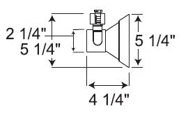 Juno Track Lighting R532BZ (R532 BZ) Trac Lites Flared Gimbal Line Voltage 75W PAR30, Bronze Color