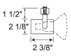 Juno Track Lighting R541WH (R541 WH) Trac Lites Universal Line Voltage 50W PAR20/75W PAR30 White Color