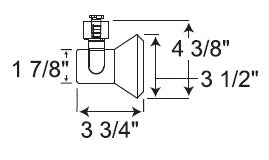 Juno Track Lighting R551BL (R551 BL) Trac Lites Flared Step Line Voltage 50W PAR20 Black Color