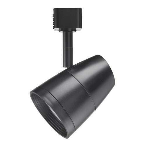 Juno R600LG227HCSBL Track Lighting 10W LED Trac Lites Fixture, 2700K Color Temperature, 90 CRI, Phase Dimmable, Spot, Black Finish