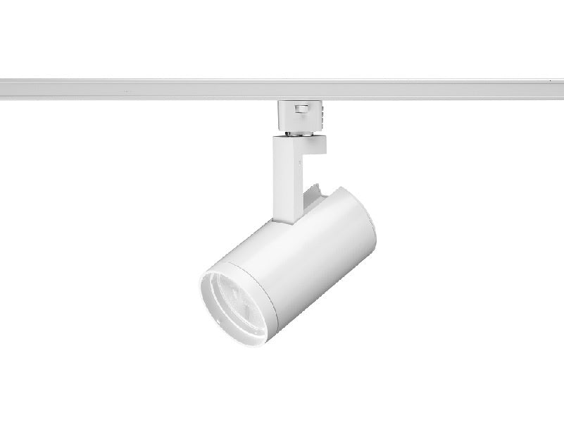 Juno Track Lighting R620L 30K 90CRI PDIM VBS WH Trac Lites 15W Adjustable Beam LED Cylinder Line Voltage, 120V, 3000K, 90 CRI, Phase Dimmable, Variable Beam System, White Finish