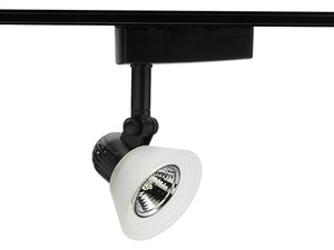 Juno Track Lighting R704BL (R704 BL OPLG) Trac Lites Low Voltage Step Glass with Transformer, Black Color