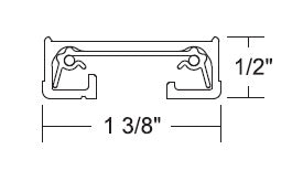 Juno Track Lighting R8BL (R 8FT BL) 8 ft Track - Trac Lites Line Voltage Track System, Black Color