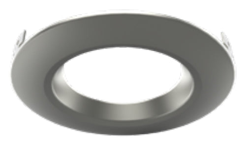 Juno RB4STRIM SNP R6 Recessed Lighting 4" Smooth Trim Insert, Satin Nickel Paint (Multiple of 6 pcs)