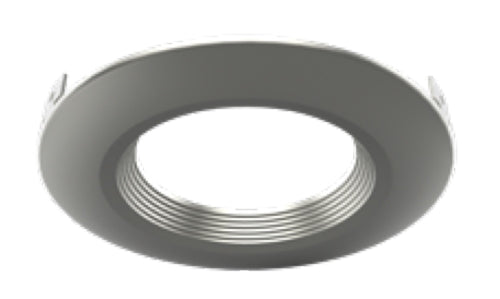 Juno RB4TRIM SNP R6 Recessed Lighting 4" Baffle Trim Insert, Satin Nickel Paint (Multiple of 6 pcs)