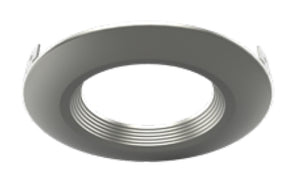 Juno RB4TRIM SNP R6 Recessed Lighting 4" Baffle Trim Insert, Satin Nickel Paint (Multiple of 6 pcs)