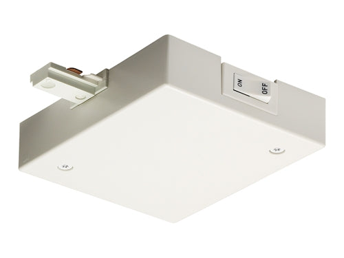 Juno Track Lighting RCLF11WH (RCLF11 WH) Trac Lites Current Limiting Feed, 1 Circuit, End Feed White Color
