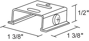 Juno HD Commercial Track Lighting SKB10-WH (SKB10 WH) 277V 2-Circuit/2-Neutral, TEK/HTEK Mounting Bracket for Mounting Direct to Ceiling, White Color