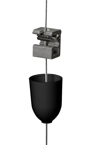 Juno HD Commercial Track Lighting SKB30-BL (SKB30 BL) 277V 2-Circuit/2-Neutral, TEK/HTEK Ceiling Cup Kit, Black Color