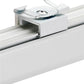 Juno HD Commercial Track Lighting SKBT12-WH (SKBT12 WH) 277V 2-Circuit/2-Neutral, TEK/HTEK Mounting Bracket for Mounting to Flush Tile T-bar Ceiling, White Color