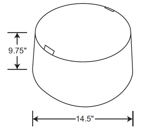 Juno Recessed Lighting SP28112-FBA-1 2 Hour Fire Rated Barrier for Use with Compatible Air-Loc IC Housings