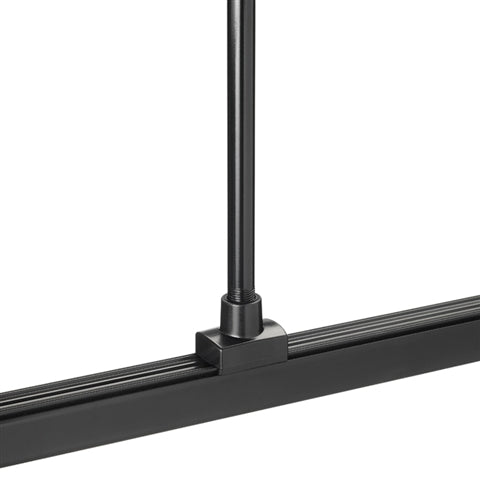 Juno HD Commercial Track Lighting SP4P-BL (SP4P BL) 277V 2-Circuit/2-Neutral, HTEK Universal Suspension Coupler, Black Color