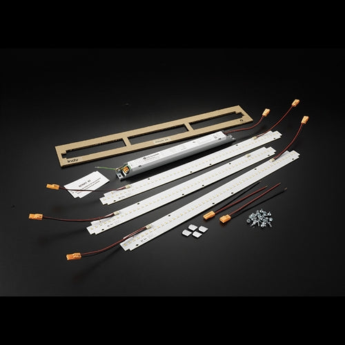 Juno SRT-3-6340U-G3 Indy Recessed/Surface Troffer LED Retrofit Kit, 18W, 3 Strips, 6300 Lumens, 4000K, 120-277V, Gen 3