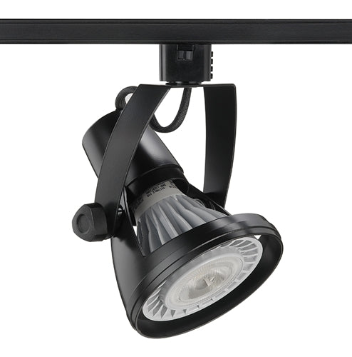 Juno Track Lighting T1030E-18W-BL (T1030 E26 18W BL) Die Cast Gimbal 18W PAR30 Long Neck Standard Base, Black Finish