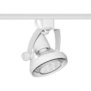 Juno Track Lighting T1031SE-18W-WH (T1031S E26 18W WH) Die Cast Gimbal Ring Lampholder 18W PAR30S E26 Medium Base, White Finish