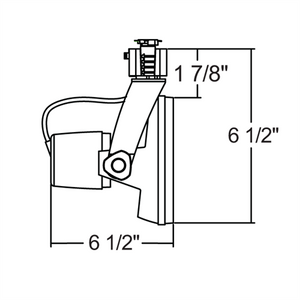 Juno Track Lighting T1031SG-SL (T1031S GU24 18W SL) Die Cast Gimbal Ring Lampholder 18W PAR30S GU24 Twist & Lock Base, Silver Finish