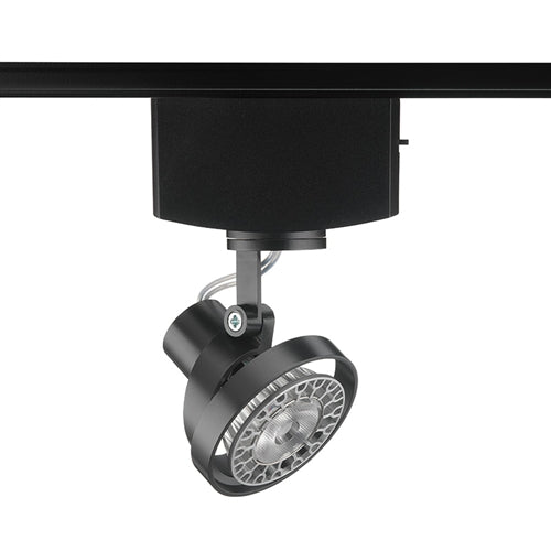 Juno Track Lighting T1042H-BL (T1042 H BL) Trac Master Low Voltage Horizontal Concentricity16 MR16 LED-Compatible Lampholders, Black Finish
