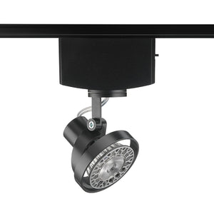 Juno Track Lighting T1042H-BL (T1042 H BL) Trac Master Low Voltage Horizontal Concentricity16 MR16 LED-Compatible Lampholders, Black Finish