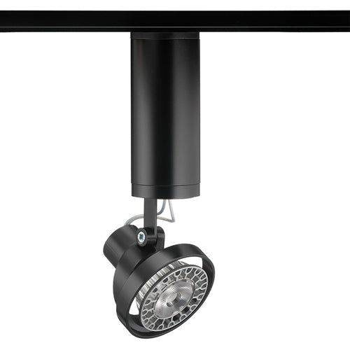 Juno Track Lighting T1042V-BL (T1042 V BL) Trac Master Low Voltage Vertical Concentricity16 MR16 LED-Compatible Lampholders, Black Finish