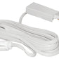 Juno Track Lighting T122WH (T122 WH) 1-Circuit Trac Master Cord and Plug Connector 3-Wire, White Color