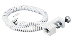 Juno Track Lighting T135WH (T135 WH) Coil Cord Clamp-On - Low Voltage, White Color