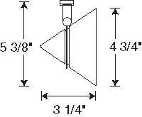 Juno Track Lighting T160BL Cone - Low Voltage 50W MR16, Black Color