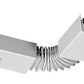 Juno Track Lighting T20WH (T20 WH) 1-Circuit Trac Master Accordion Adjustable Joiner, White Color