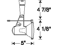 Juno Track Lighting T218BL (T218 BL) Delta 200 - Line Voltage 75W PAR30, Black Color