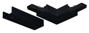 Juno Track Lighting T24FBL (T24F BL) 1-Circuit Trac Master Adjustable Connector Permits Electrical Feed, Black Color