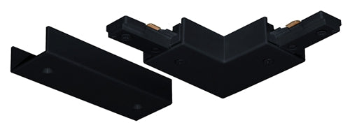 Juno Track Lighting T24FBL (T24F BL) 1-Circuit Trac Master Adjustable Connector Permits Electrical Feed, Black Color