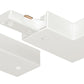 Juno Track Lighting T24FWH (T24F WH) 1-Circuit Trac Master Adjustable Connector Permits Electrical Feed, White Color