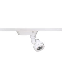 Juno Track Lighting T252L-35K-F-WH Cylindra 18W LED 3500K, Flood Beam Spread, White Finish