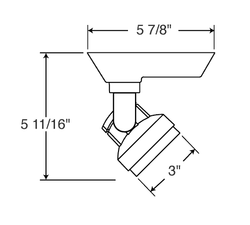Juno Track Lighting T252L-3K-S-SL Cylindra 18W LED 3000K, Spot Beam Spread, Silver Finish