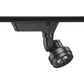 Juno Track Lighting T252LG2-3VFBL Cylindra 11W LED 3000K, Spectral White, Flood Beam Spread, Silver Finish