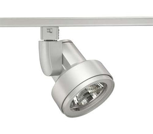 Juno Track Lighting T254L 30K 80CRI PDIM FL SL Cylindra 19W LED 3000K, Flood Beam Spread, Silver Finish