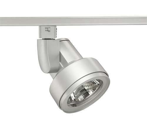 Juno Track Lighting T254L 30K 90CRI PDIM NFL SL Cylindra 19W LED 3000K 93 CRI, Narrow Flood Beam Spread, Silver Finish