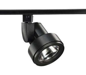 Juno Track Lighting T254L 30K 80CRI PDIM NFL BL Cylindra 19W LED 3000K, Narrow Flood Beam Spread, Black Finish