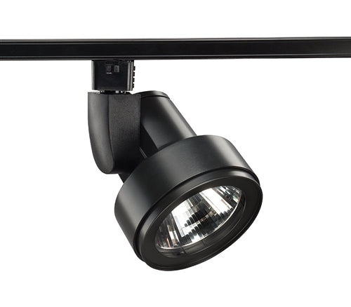 Juno Track Lighting T254L-27K-ES-N-BL Cylindra 19W LED 3000K Enhanced Spectrum, Narrow Flood Beam Spread, Black Finish