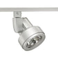 Juno Track Lighting T254L-27K-ES-N-SL Cylindra 19W LED 3000K Enhanced Spectrum, Narrow Flood Beam Spread, Silver Finish