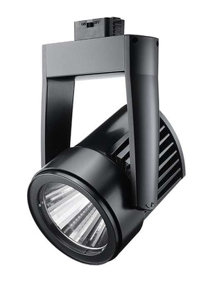 Juno Track Lighting T255L G2 40K 80CRI PDIM SP BL Cylindra 36W LED Track Fixture 4000K, 80 CRI, Spot, Black Finish