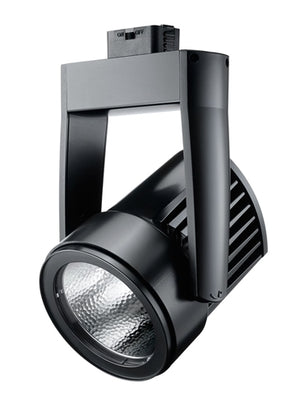 Juno Track Lighting T255LED-27K-FL-BL Cylindra 45W LED 2700K Color Temperature, Flood Beam Spread, Black Finish