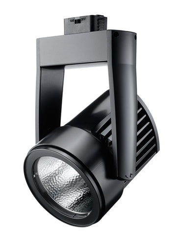 Juno Track Lighting T255LED-27K-SP-BL Cylindra 45W LED 2700K Color Temperature, Flood Beam Spread, Black Finish