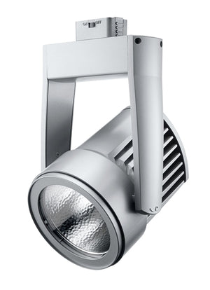 Juno Track Lighting T255LED-4K-NFL-SL Cylindra 45W LED 4100K Color Temperature, Narrow Flood Beam Spread, Black Finish