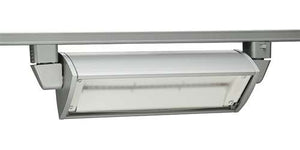 Juno Track Lighting T256L 27K 80CRI OFF SL 35W LED Wall Wash / Flood Trac Fixture, 2700K, Silver Finish