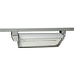 Juno Track Lighting T256LED-27K-DIM-SL 35W Dimmable LED Wall Wash / Flood Track Fixture, 2700K, Silver Finish