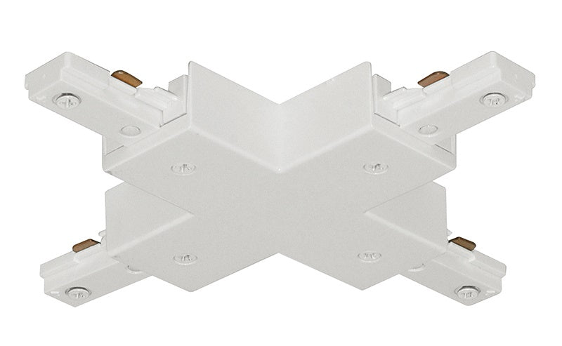 Juno T26F WH Trac Lighting Trac Master X ConnectorWhite Finish