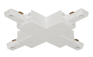 Juno T26F WH Trac Lighting Trac Master X ConnectorWhite Finish