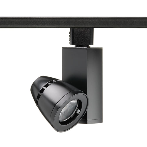 Juno Track Lighting T261LG3-3WBL Trac Master Fixture 11W Gen 3 Conix II LED, 3000K Color Temperature, 80 CRI, Wide Flood Beam, Black Finish