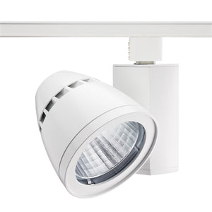 Juno Track Lighting T263LG3-35HCFWH Conix II Generation 2 27W Dimmable 90 CRI LED Track Fixture 3500K, Flood, White Finish